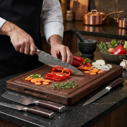Professional Kitchen Knife Set for Chefs