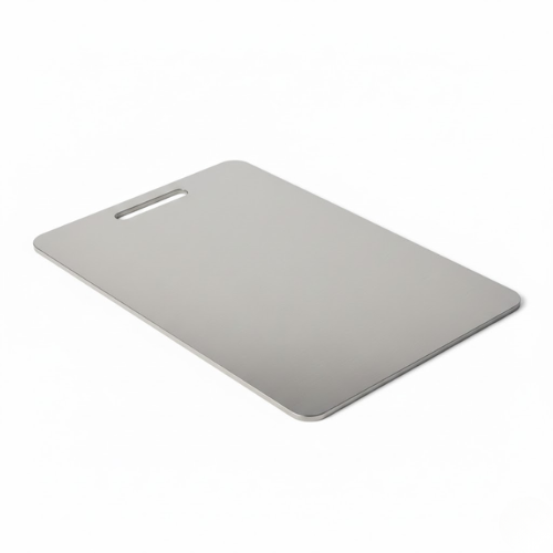 Non-Porous Steel Chopping Board for Food Preparation