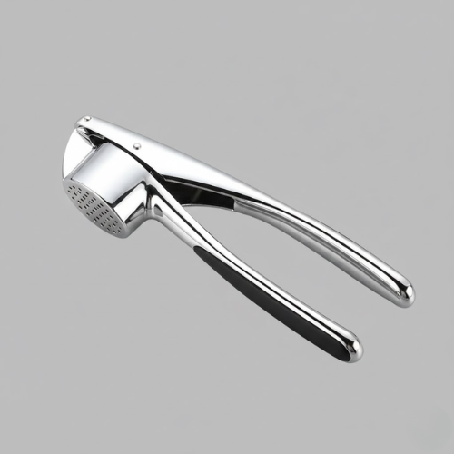 Garlic Press with Non-Slip Grip – Stainless Steel Minimalist Design
