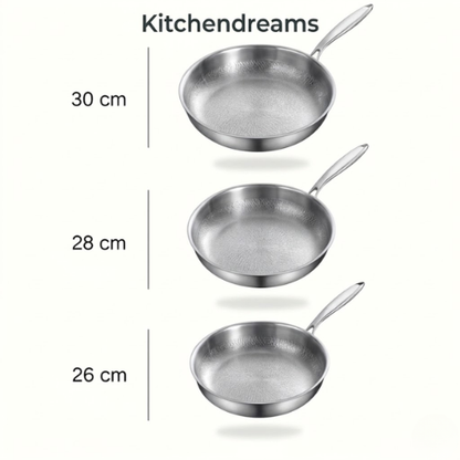 5-Layer Cooking Pan – Professional Titanium Frying Pan