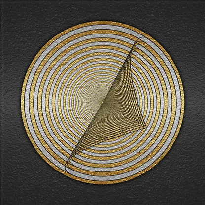 Modern Abstract Geometric Canvas Prints - Black and Gold Wall Art for Home and Office Decor