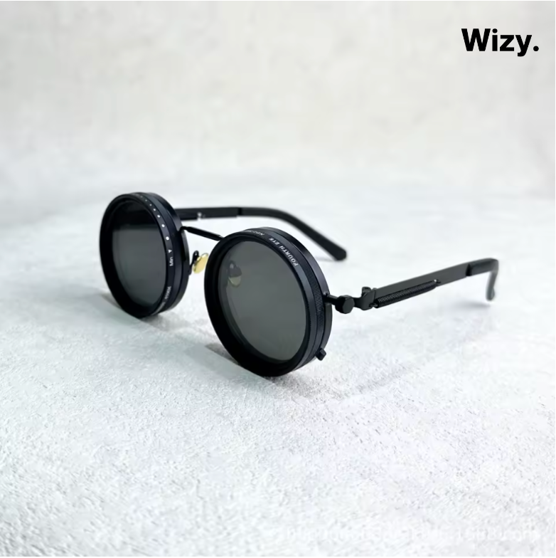 Stylish UV Protection Sunglasses with Black Lenses