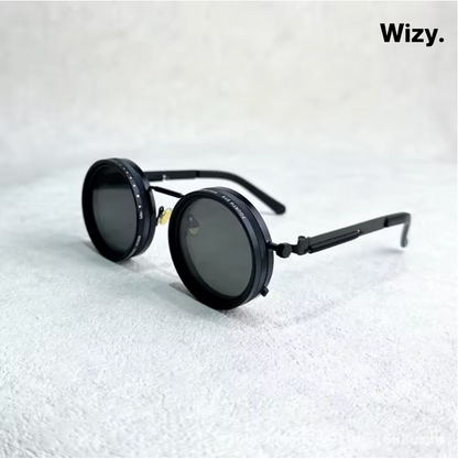 Stylish UV Protection Sunglasses with Black Lenses