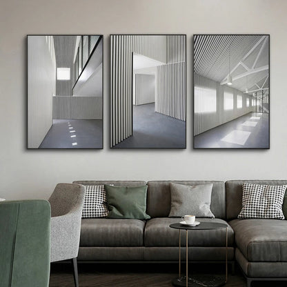 Fine Art Canvas Prints of Architectural Interiors for Modern Home Decor