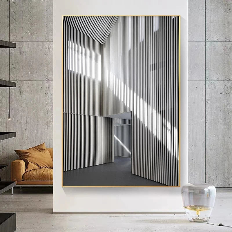 Fine Art Canvas Prints of Architectural Interiors for Modern Home Decor