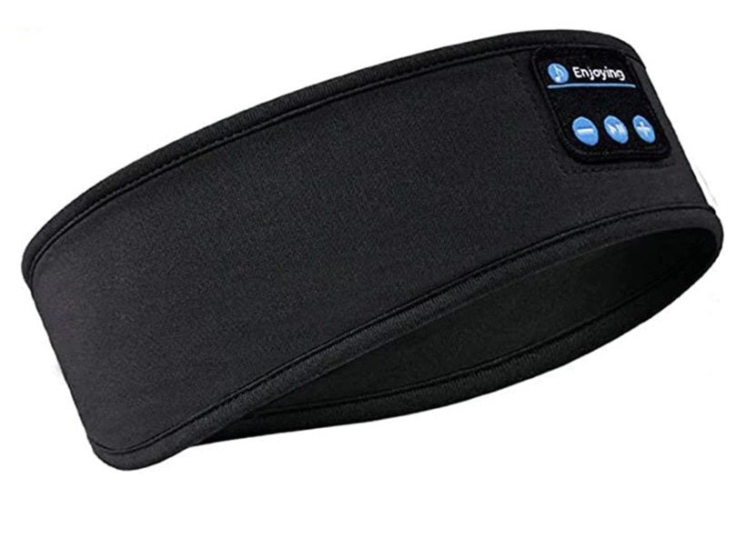 Bluetooth Headband with Sleep Mask and Earphones