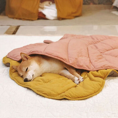Leaf Shaped Dog Blanket for Comfort and Home Decor