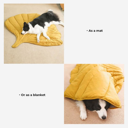 Leaf Shaped Dog Blanket for Comfort and Home Decor