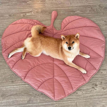 Leaf Shaped Dog Blanket for Comfort and Home Decor