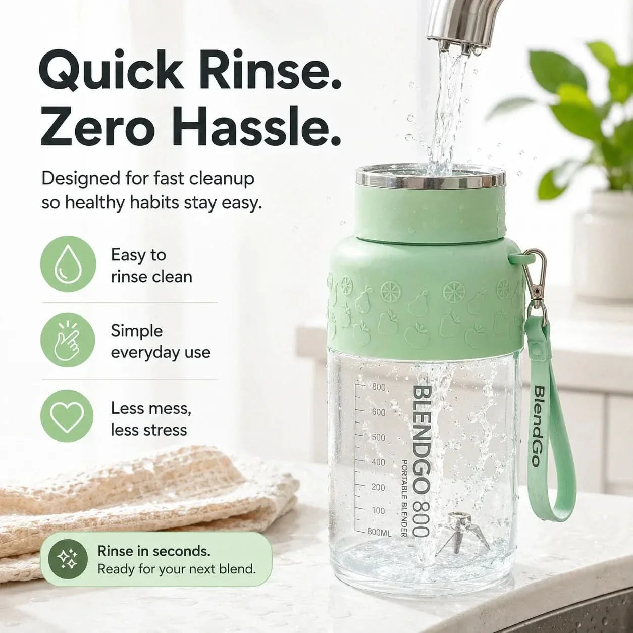 Compact Blender for Smoothies – Portable Design