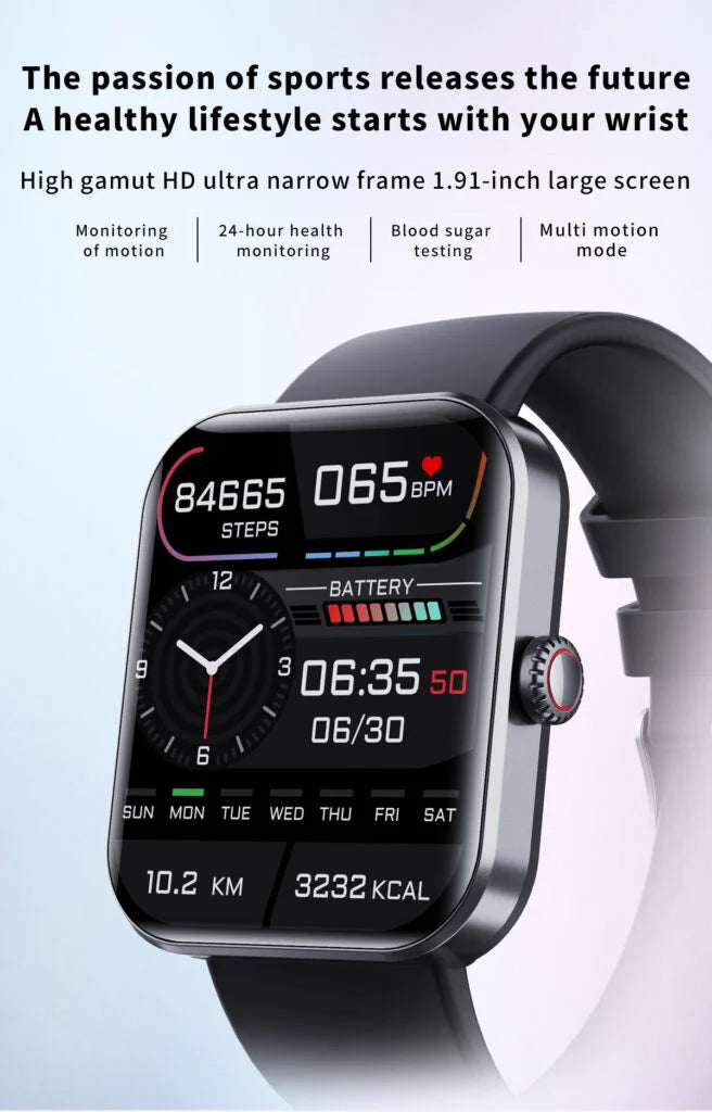 Smartwatch for Blood Sugar Monitoring