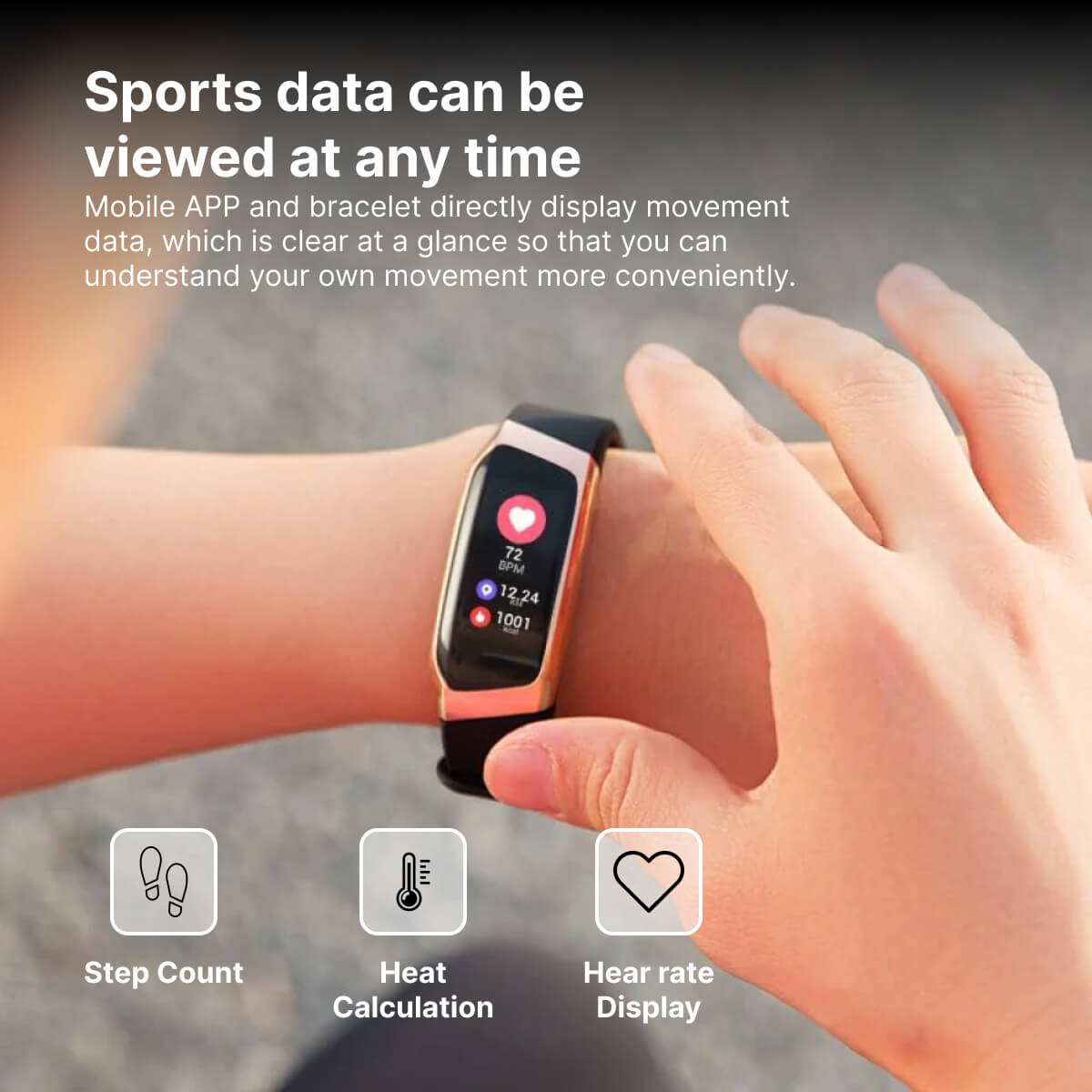 Sports Waterproof Smartwatch for Notifications and Daily Activity Monitoring