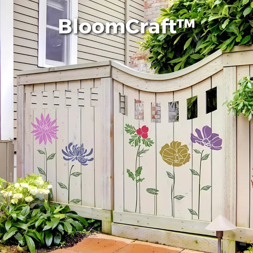 Flower Stencil Set for Crafting - Blooming Designs [Last Day Discount]