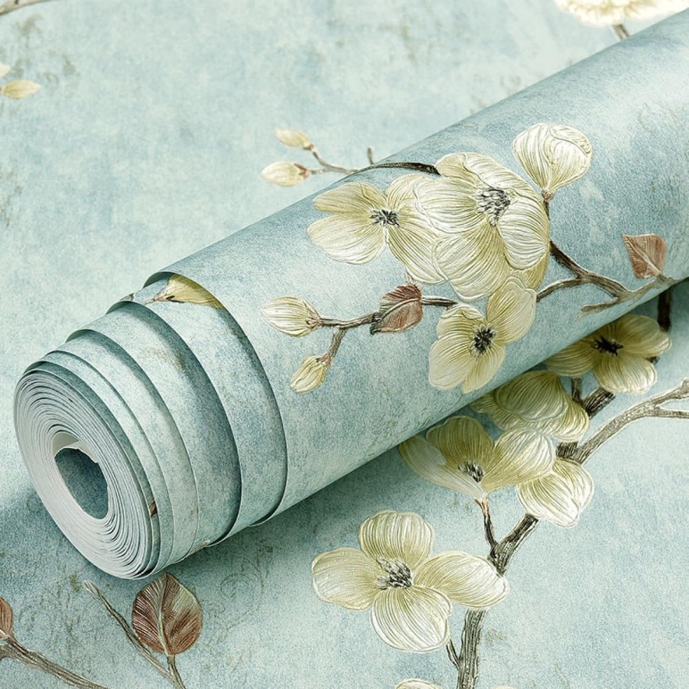 Chic Floral Self-Adhesive Wallpaper for Effortless Style