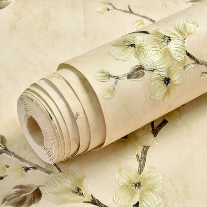 Chic Floral Self-Adhesive Wallpaper for Effortless Style