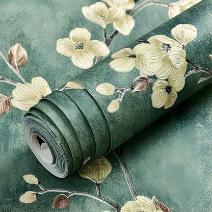 Chic Floral Self-Adhesive Wallpaper for Effortless Style