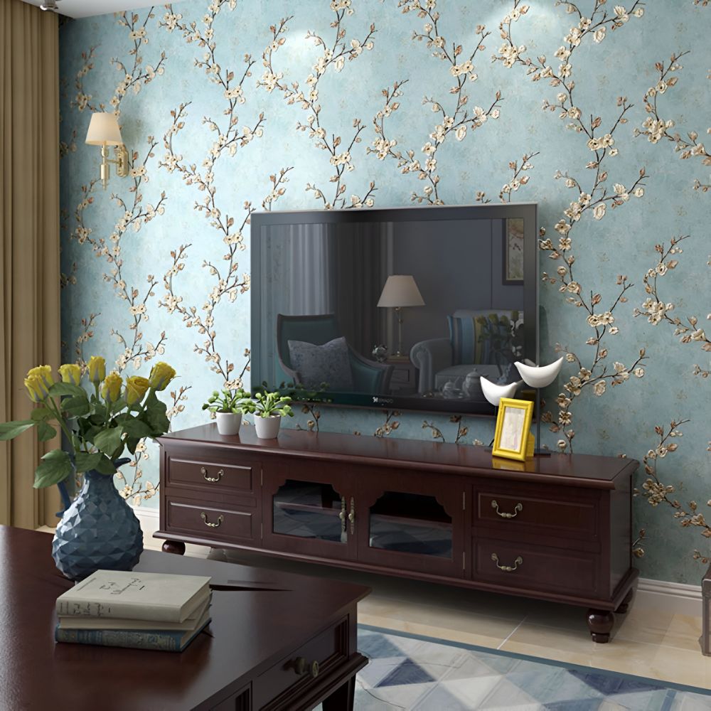Chic Floral Self-Adhesive Wallpaper for Effortless Style