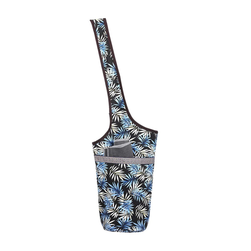 Canvas Bag for Yoga Mat with Print Design