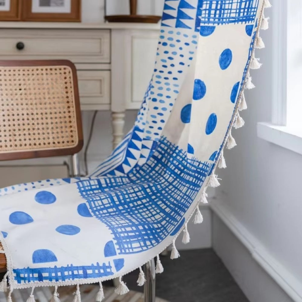 Vivid Geometric Dot Design Blackout Drapes