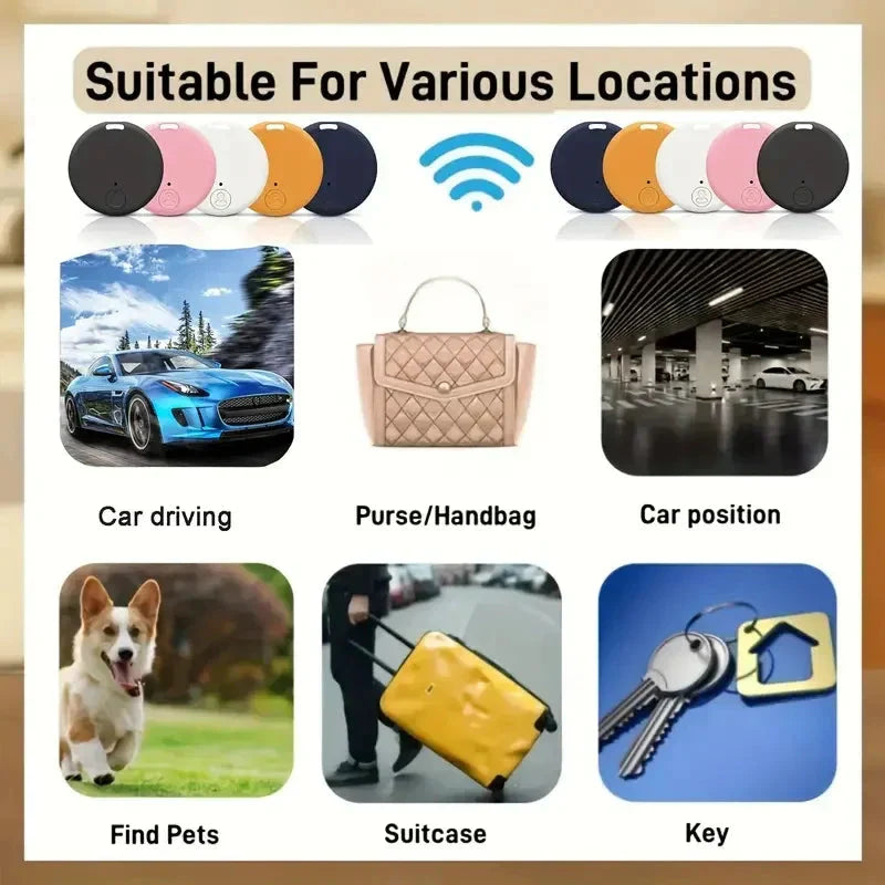 Smart Bluetooth Locator | Loud Alert via App | Last Known Location Tracker