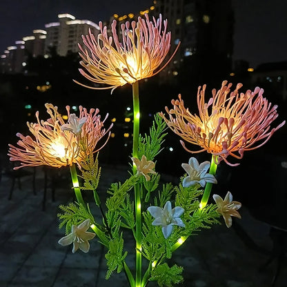 Solar-Powered Blooming Garden Light | Weather-Resistant Flower Stake