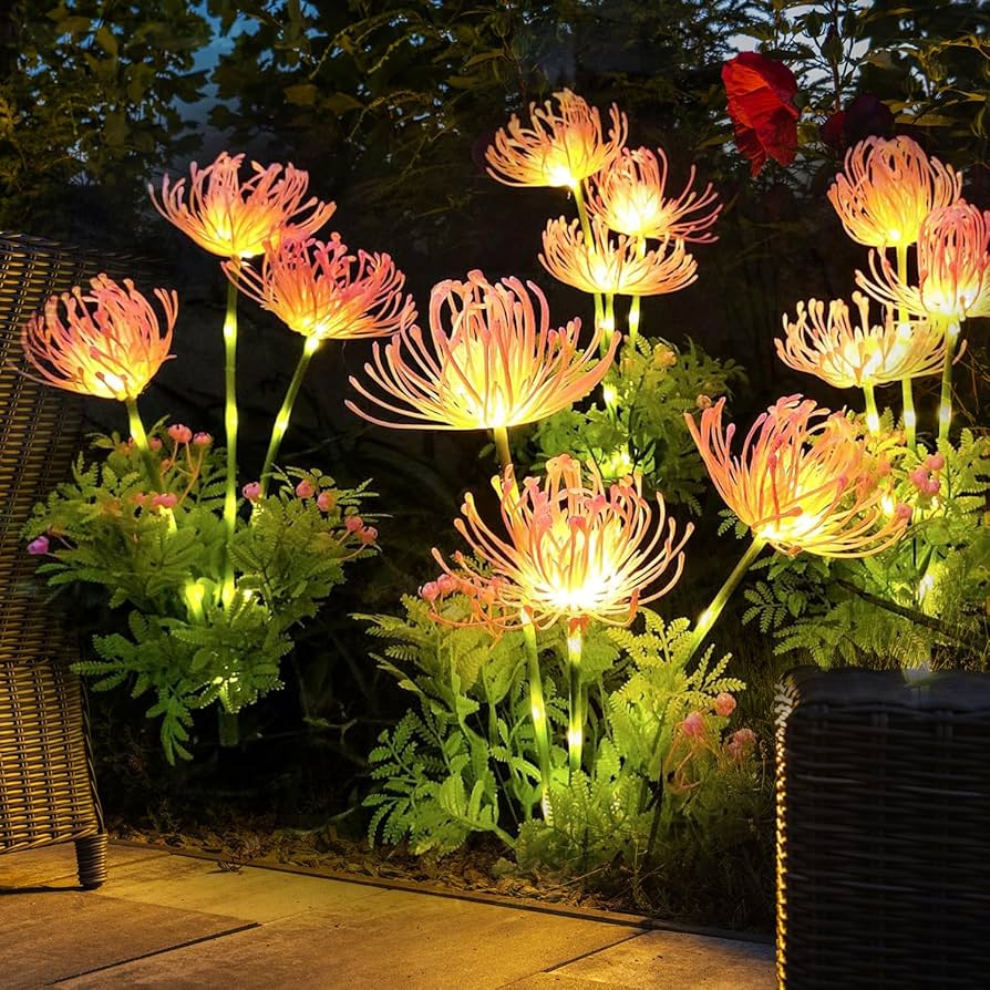 Solar-Powered Blooming Garden Light | Weather-Resistant Flower Stake