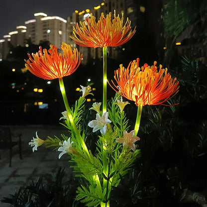 Solar-Powered Blooming Garden Light | Weather-Resistant Flower Stake