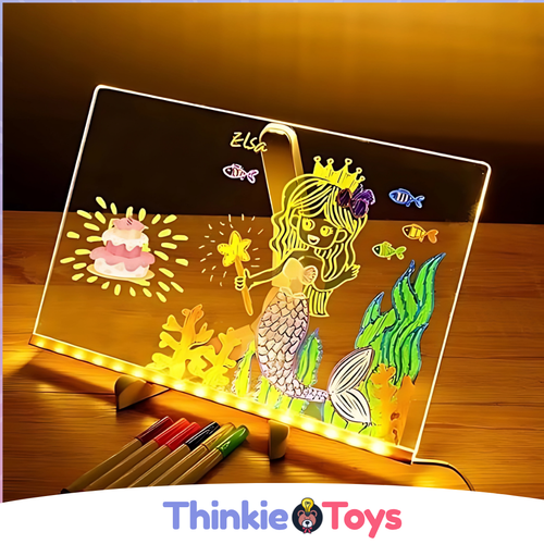 LED Light Sign Board – Reusable IllumiWrite Board for Creative Use