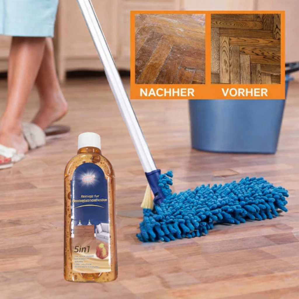 All-in-One Floor Cleaner & Polish for Effortless Shine