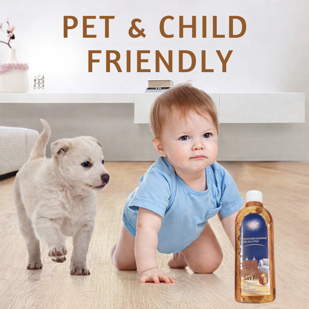 All-in-One Floor Cleaner & Polish for Effortless Shine