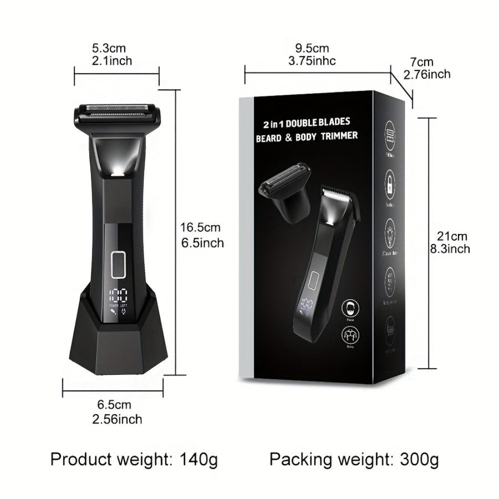 Rechargeable USB Body Groomer for Effortless Trimming