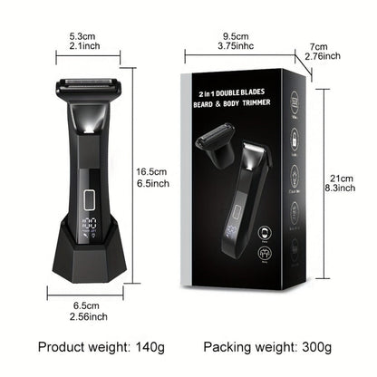 Rechargeable USB Body Groomer for Effortless Trimming