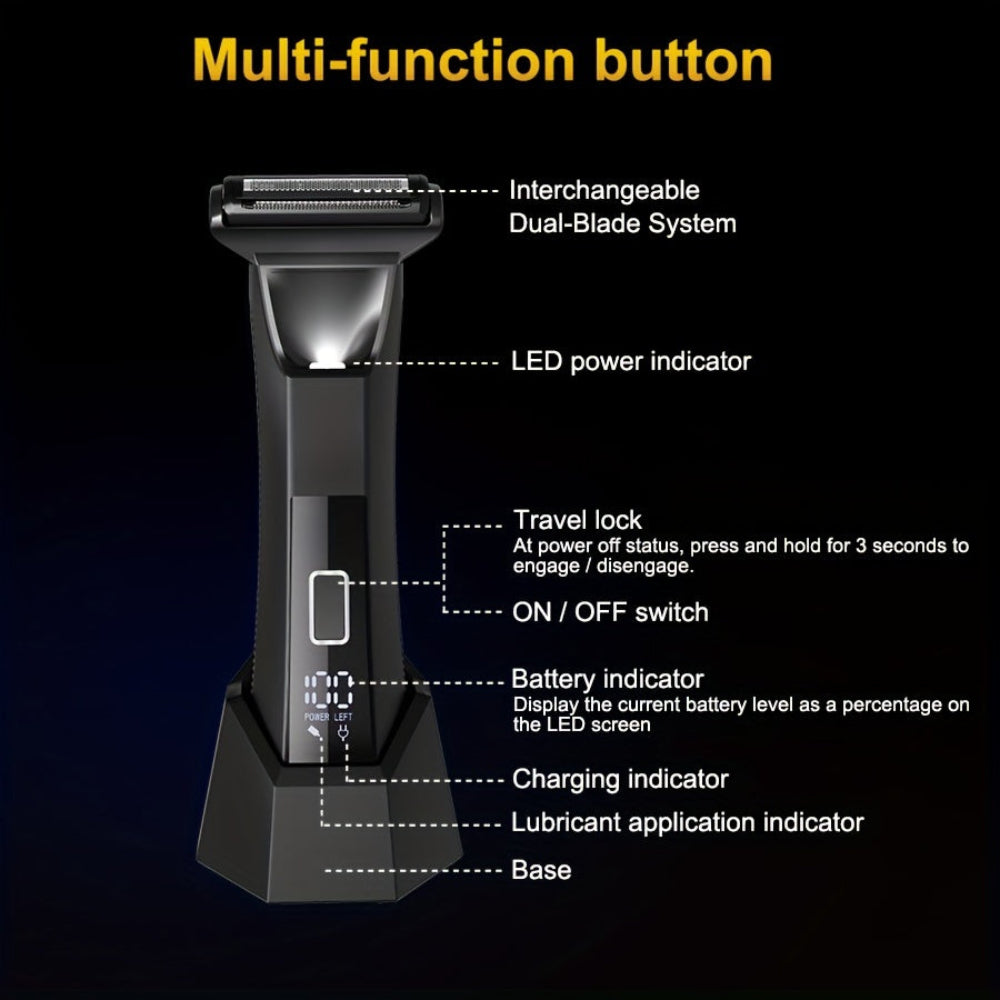 Rechargeable USB Body Groomer for Effortless Trimming