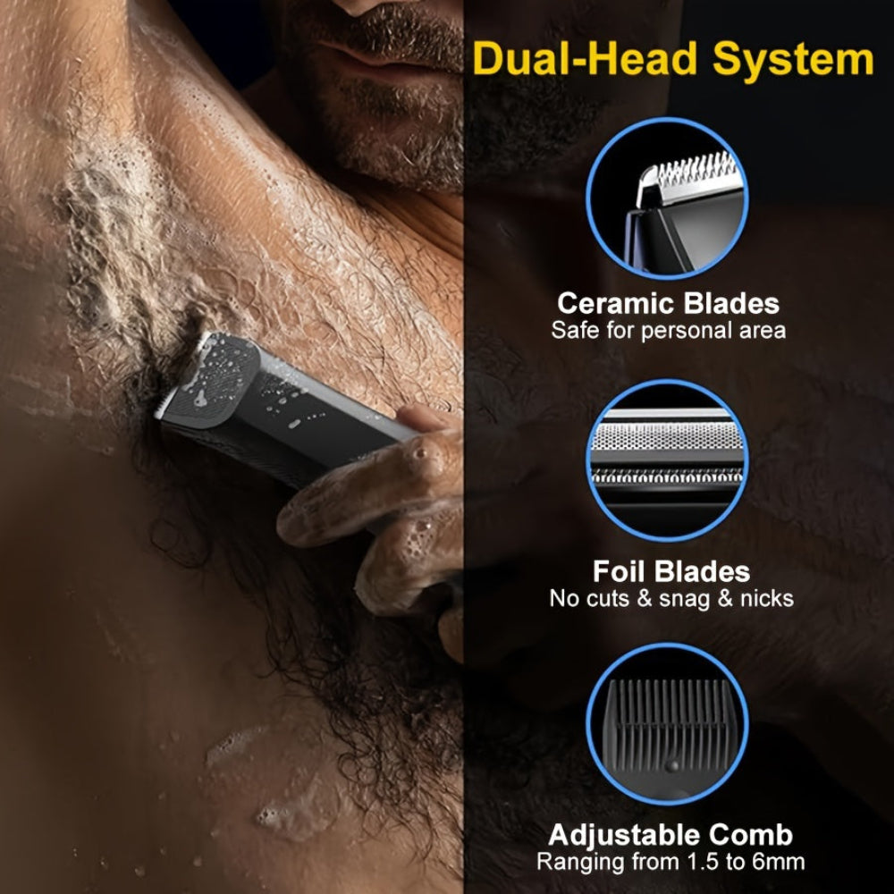 Rechargeable USB Body Groomer for Effortless Trimming