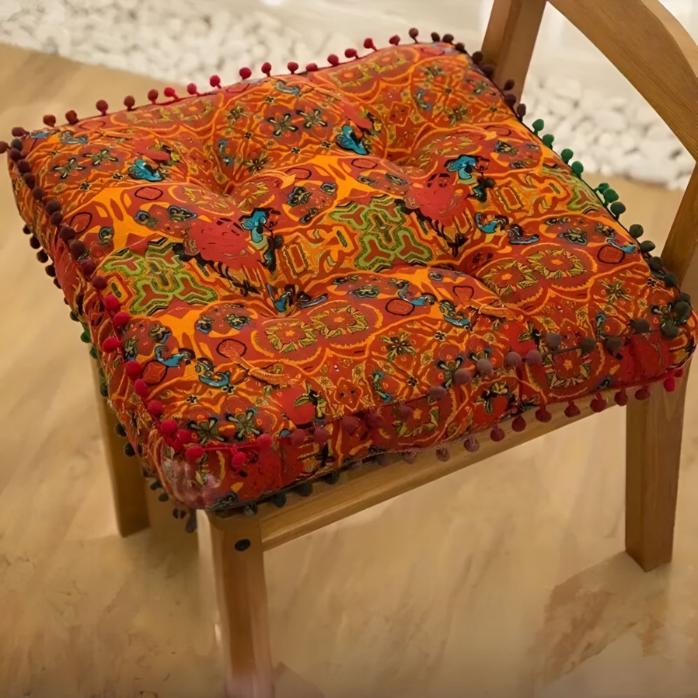 Artisan-Designed Floor Cushion for Ultimate Comfort