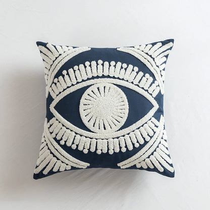 Chic Eye Motif Decorative Pillow Cover
