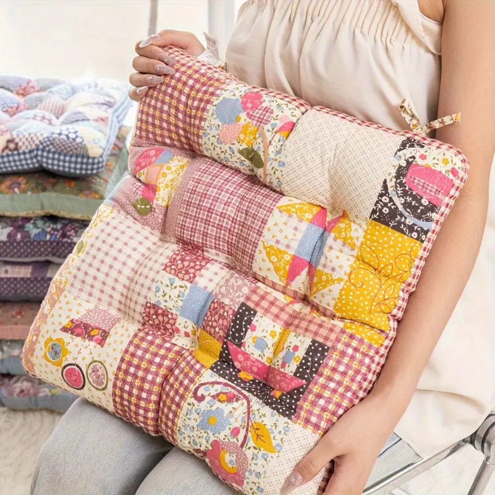 Vibrant Floral Comfort Seat Cushions