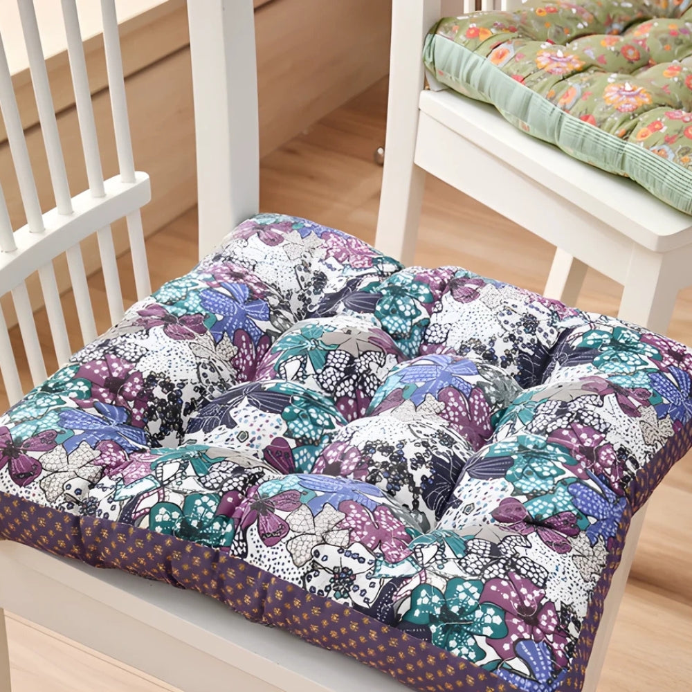 Vibrant Floral Comfort Seat Cushions