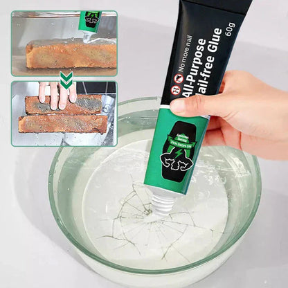 No-Drill Adhesive | Waterproof | Perfect for Hooks and Shelves