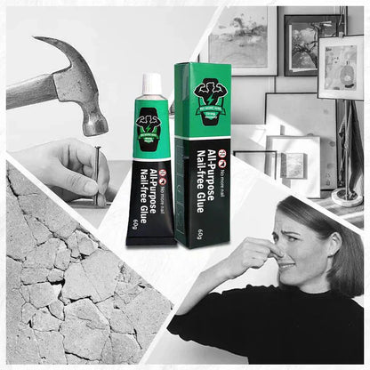 No-Drill Adhesive | Waterproof | Perfect for Hooks and Shelves