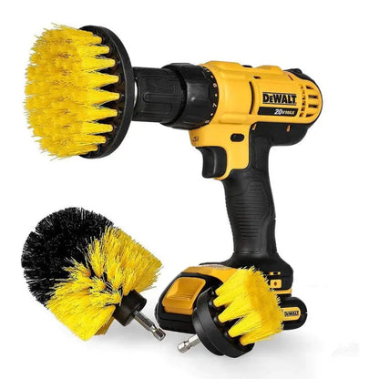 Drill-Powered Cleaning Brush Set for Effortless Shine