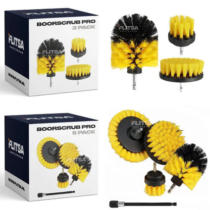 Drill-Powered Cleaning Brush Set for Effortless Shine