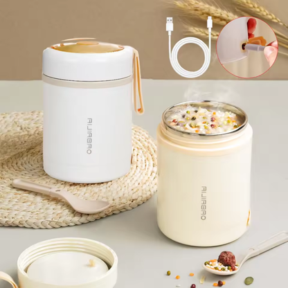 Electric Lunch Thermos – Portable Food Warmer