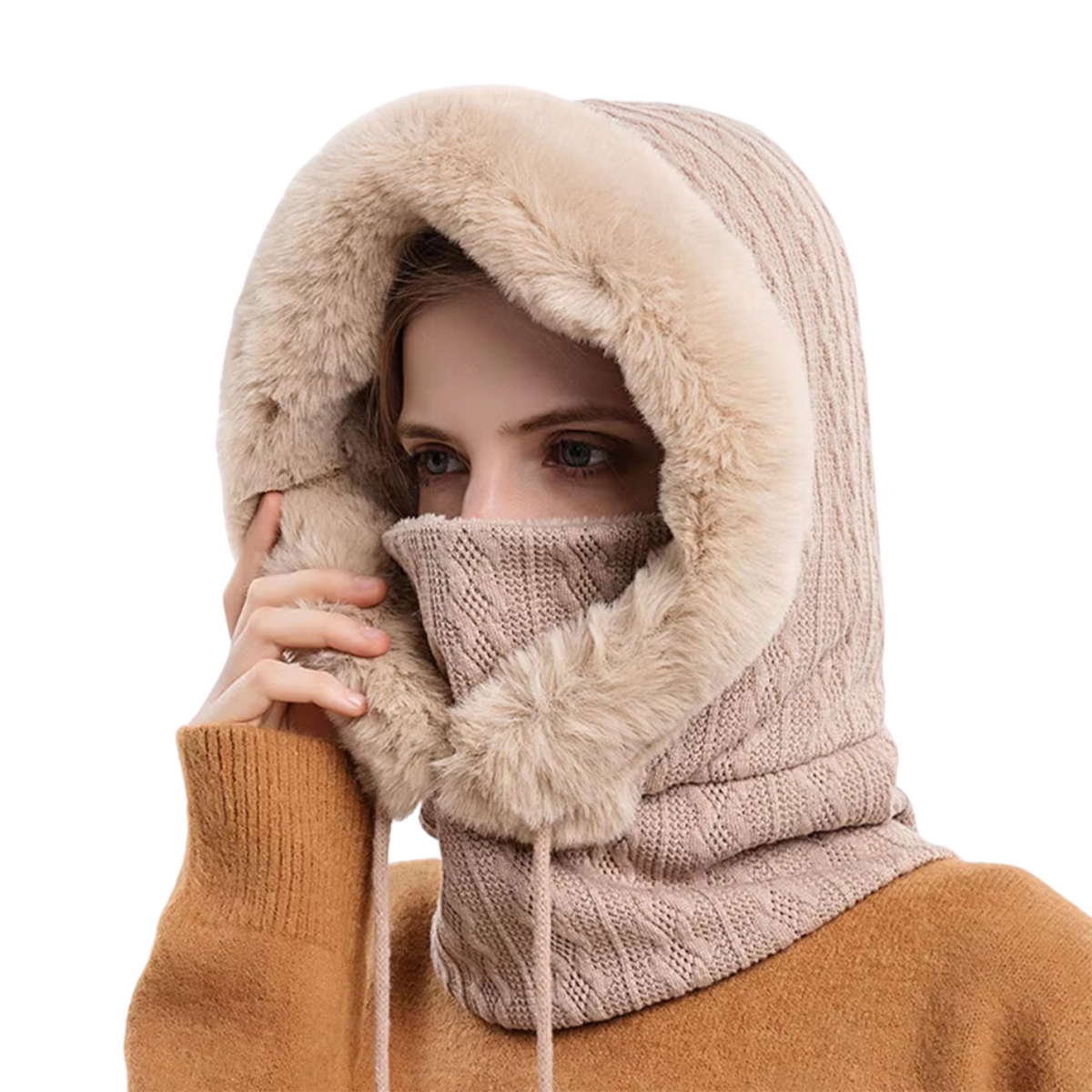 Balaclava Hat and Scarf Combo – 3-in-1 Polar Fleece Accessory