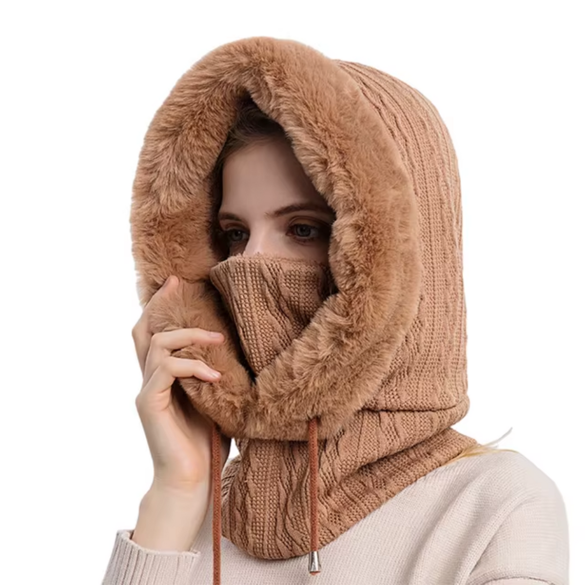 Balaclava Hat and Scarf Combo – 3-in-1 Polar Fleece Accessory