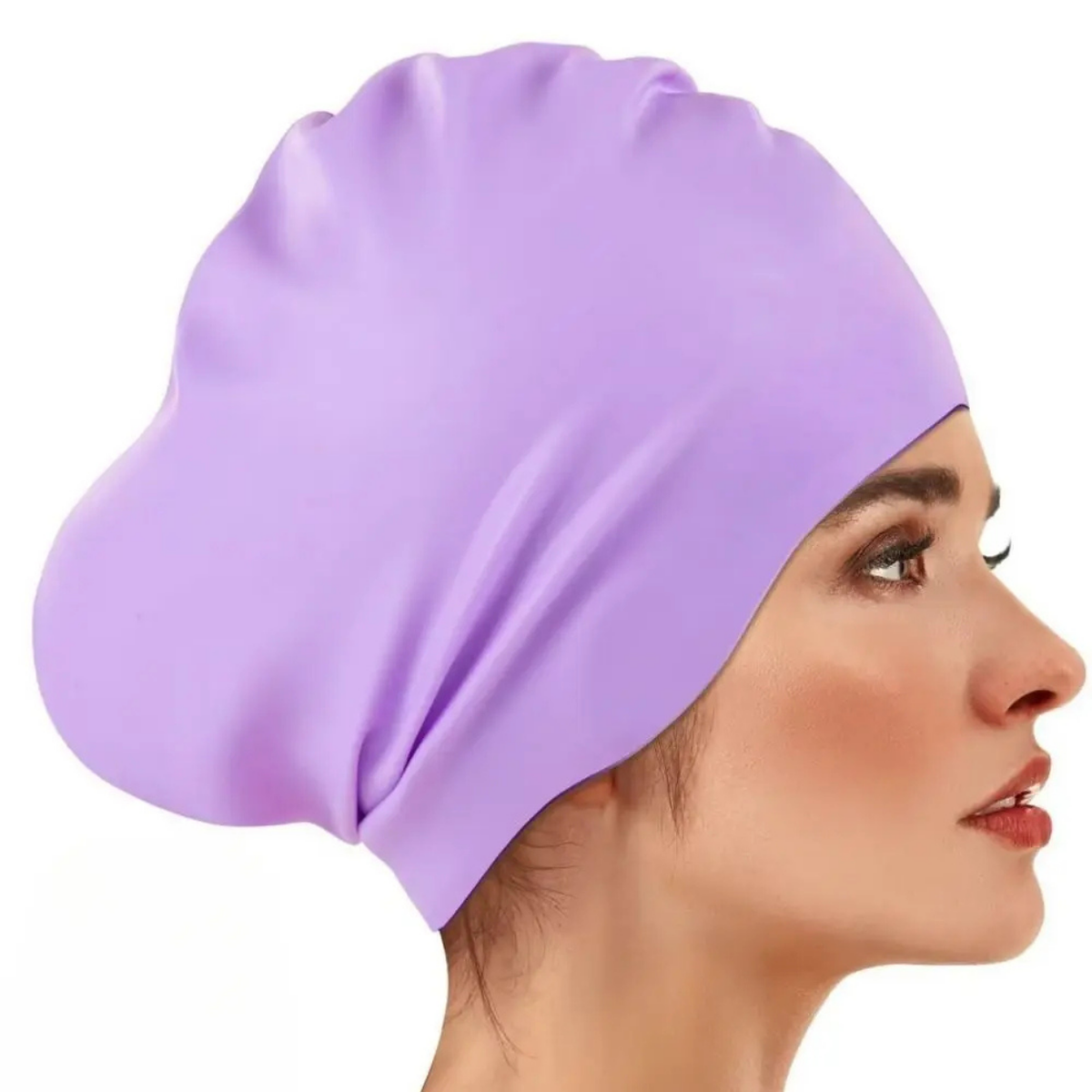 Swim Cap for Long Hair - Oversized Design