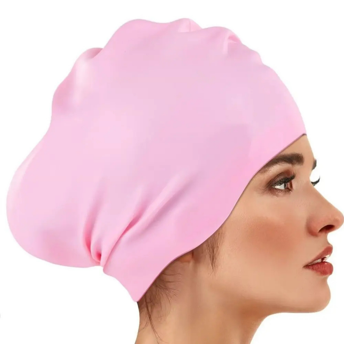 Swim Cap for Long Hair - Oversized Design