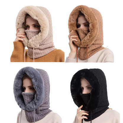 Balaclava Hat and Scarf Combo – 3-in-1 Polar Fleece Accessory