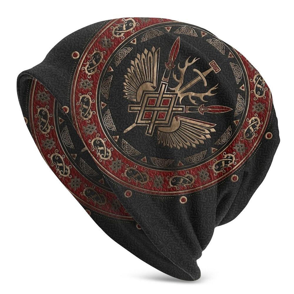Knitted Beanie for Men and Women Inspired by Vikings Lothbrok