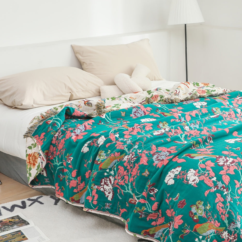 Nature's Embrace Reversible Cotton Comforter